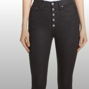 Alice and Olivia Good Exposed Button Skinny Jeans Size 30 NWOT